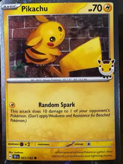 2026 Pokemon Pikachu 051 /162 Pokemon Day Stamped Cosmos Holo Promo TCG NM ✨🌟 - Image 1
