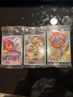 Pokemon Sealed Promo Lot 3x Riolu Alakazam Charcadet - Image 1