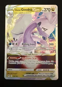 Pokemon Hisuian Goodra VSTAR 136/196 Ultra Rare - Swsh11: Lost Origin Holo NM - Image 1