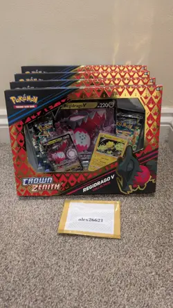 Pokemon TCG - Crown Zenith Regidrago V Box - New Factory Sealed - Image 1