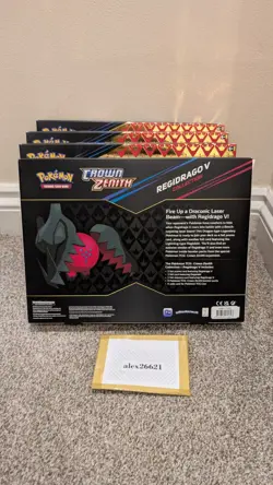 Pokemon TCG - Crown Zenith Regidrago V Box - New Factory Sealed - Image 3