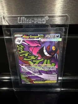 Pokemon Mega Gengar ex Full Art Holo Double Rare 056/094 Phantasmal Flames 350 … - Image 1