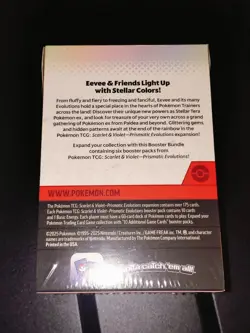 Pokemon TCG Prismatic Evolutions Booster Bundle (6 Packs)-New factry sealed - Image 2