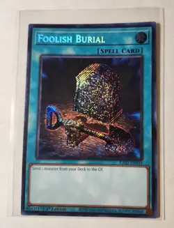 Foolish Burial x1 RA02-EN049 Secret Rare Yugioh - Image 1
