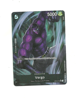 Vergo (Full Art) OP03-079 SR One Piece Premium Booster -The Best- Foil - Image 1