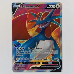 Salamence V 185/189 Ultra Rare Darkness Ablaze NM Pokemon TCG Card - Image 1