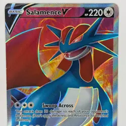 Salamence V 185/189 Ultra Rare Darkness Ablaze NM Pokemon TCG Card - Image 2