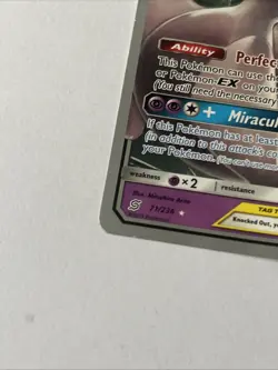 Pokemon 2019 TCG Mewtwo & Mew GX Tag Team Card 71/236 World Championships LP - Image 4