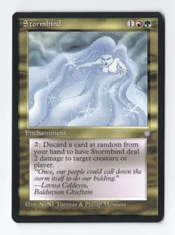 Stormbind Ice Age MTG Vintage Magic the Gathering Card LP/NM - Image 1