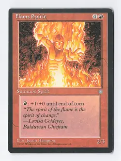 Flame Spirit Ice Age MTG Vintage Magic the Gathering Card LP/NM - Image 1