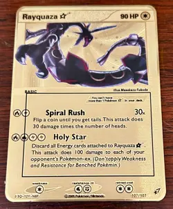 Gold Metal Fan Art Pokemon Trading Cards Collectible Gift - Save up to 10% - Image 2