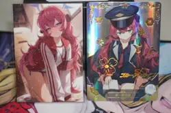 Iroha Natsume Blue Archive Waifu Textured Custom Card & Goddess Story SSR Set - Image 1