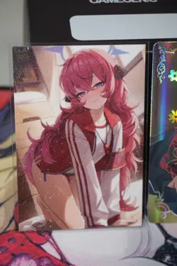 Iroha Natsume Blue Archive Waifu Textured Custom Card & Goddess Story SSR Set - Image 4