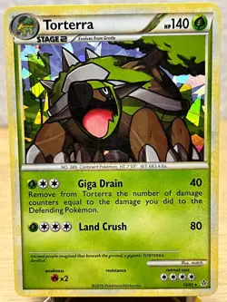 League & Championship Cards Torterra (Cracked Ice Holo) 10/95 Promo Pokemon MP - Image 1