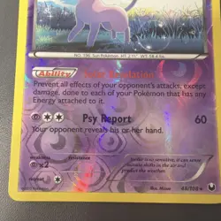 Pokemon TCG Espeon Dark Explorers Reverse Holo Card 48/108 EX Condition - Image 5