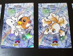 GOLDEEN X SEAKING LOT - POKEMON CARD DATABASE SHINY HOLO - Image 1