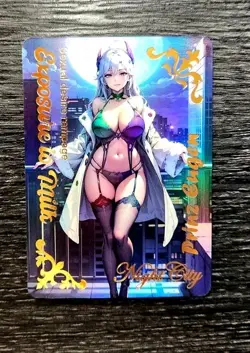 Prinz Eugen Azur Lane X Goddess Story Doujin Holo Card Anime Waifu - Image 3