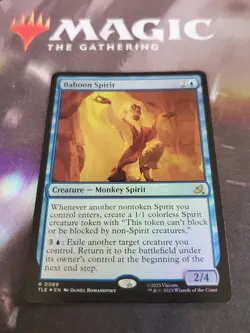 Mtg. Baboon Spirit. Foil. Avatar: The Last Airbender. Pack Fresh - Image 1