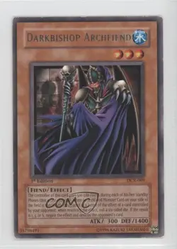 Darkbishop Archfiend (R) 1st Ed. YuGiOh Dark Crisis #DCR-069 2003 READ - Image 1