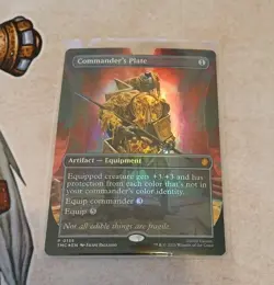 Commander's Plate Borderless FOIL Teenage Mutant Ninja Turtles MTG MINT🔥🔥🔥🔥 - Image 1