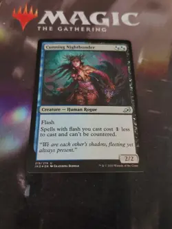 Mtg. Cunning Nightbonder. FOIL. Ikoria Lair of Behemoths. Pack Fresh - Image 1