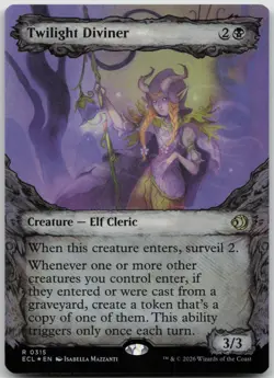 Twilight Diviner (Showcase) Foil Lorwyn Eclipsed 315 NM R - Image 1