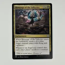 Rampage of the Valkyries 393 NM Normal U Kaldheim MTG - Image 1