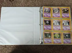 Pokemon Binder Card Lot Vintage WOTC - 2006 Total of 225 Cards Mixed Condition - Image 1