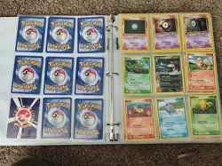 Pokemon Binder Card Lot Vintage WOTC - 2006 Total of 225 Cards Mixed Condition - Image 3