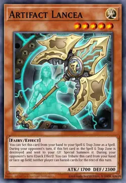 BLMM-EN125 Artifact Lancea Secret Rare YuGiOh Preorder - Image 1