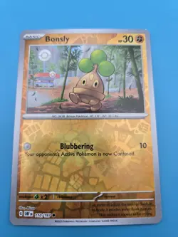 Pokemon Obsidian Flames Bonsly Reverse Holo 110/197 LP - Image 1