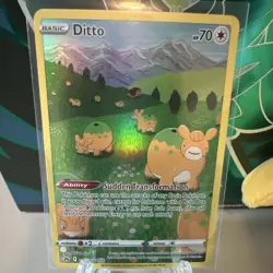 The Pokemon Company Ditto GG22/GG70 Crown Zenith Ultra Rare Holo Basic HP70 - Image 1