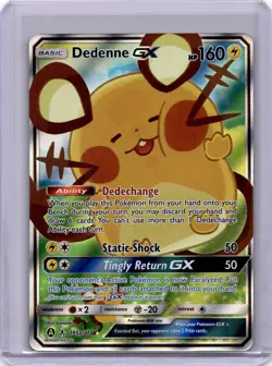 Pokemon Dedenne GX Promo Alternate Art Promos 195a/214 NM - Image 1
