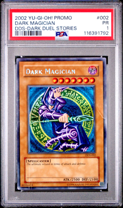 PSA 1 Dark Magician DDS-002 Dark Duel Stories Promo Prismatic Secret Rare YUGIOH - Image 1