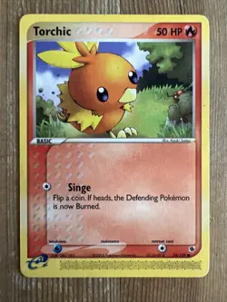 Pokemon TCG Torchic EX Ruby and Sapphire 74/109 Regular Common LP - Image 1
