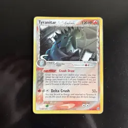Carta Pokemon Tyranitar δ Delta Species (DS 16) EX Delta Species EN Played 2005 - Image 1