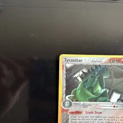 Carta Pokemon Tyranitar δ Delta Species (DS 16) EX Delta Species EN Played 2005 - Image 3