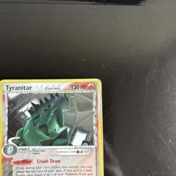 Carta Pokemon Tyranitar δ Delta Species (DS 16) EX Delta Species EN Played 2005 - Image 4