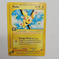 *Nice Regular!* Pokemon Pichu Rare Expedition Base Set 58/165 Baby 2002 - Image 1