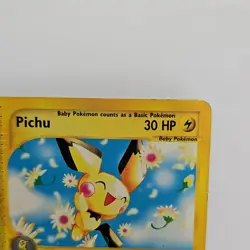 *Nice Regular!* Pokemon Pichu Rare Expedition Base Set 58/165 Baby 2002 - Image 2