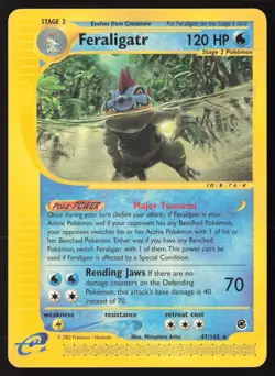 Feraligatr Non Holo 47/165 Pokemon Expedition - Image 1