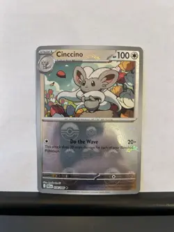 Pokemon Cinccino (Poke Ball Pattern) 076/086 Sv: Black Bolt Holo EN - Image 1