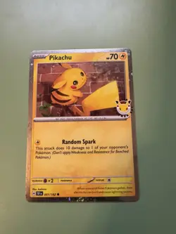 Pikachu Pokemon Day 2026 051/162 30th Anniversary Stamped Promo Holo Pokemon TCG - Image 1