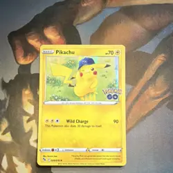 Pokemon TCG Pikachu 028/078 Pokemon GO Holo Rare - Image 1