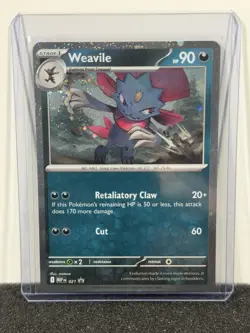 Weavile 021 Cosmos Holo Promo Pokemon Mega Evolution - Image 1