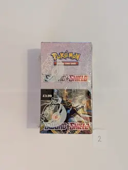 Pokemon TCG Sword And Shield Base Set Half Booster Box (18x Boosters) New/Sealed - Image 1