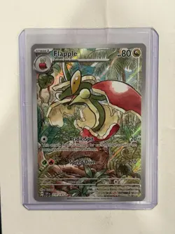 Flapple 210/191 Sv08: Surging Sparks Holo Pokemon Illustration Rare SP - Image 1
