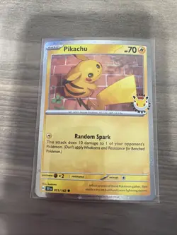 Pikachu 051/162 Pokemon Day 2026 NM - Image 1