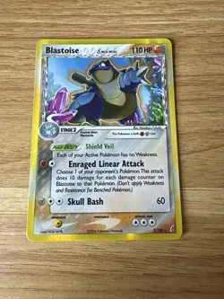 Pokemon TCG Blastoise EX Crystal Guardians Holo Rare Delta Species 2/100 - Image 2