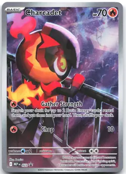 Charcadet - 022 022 Holo Promo ME: Mega Evolution Promo Pokemon Holo Near Mint - Image 1